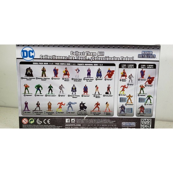 DC Universe 10 Pack Figure Collectors Set 100% Die Cast Metal Nano Metalfigs - Picture 3 of 8